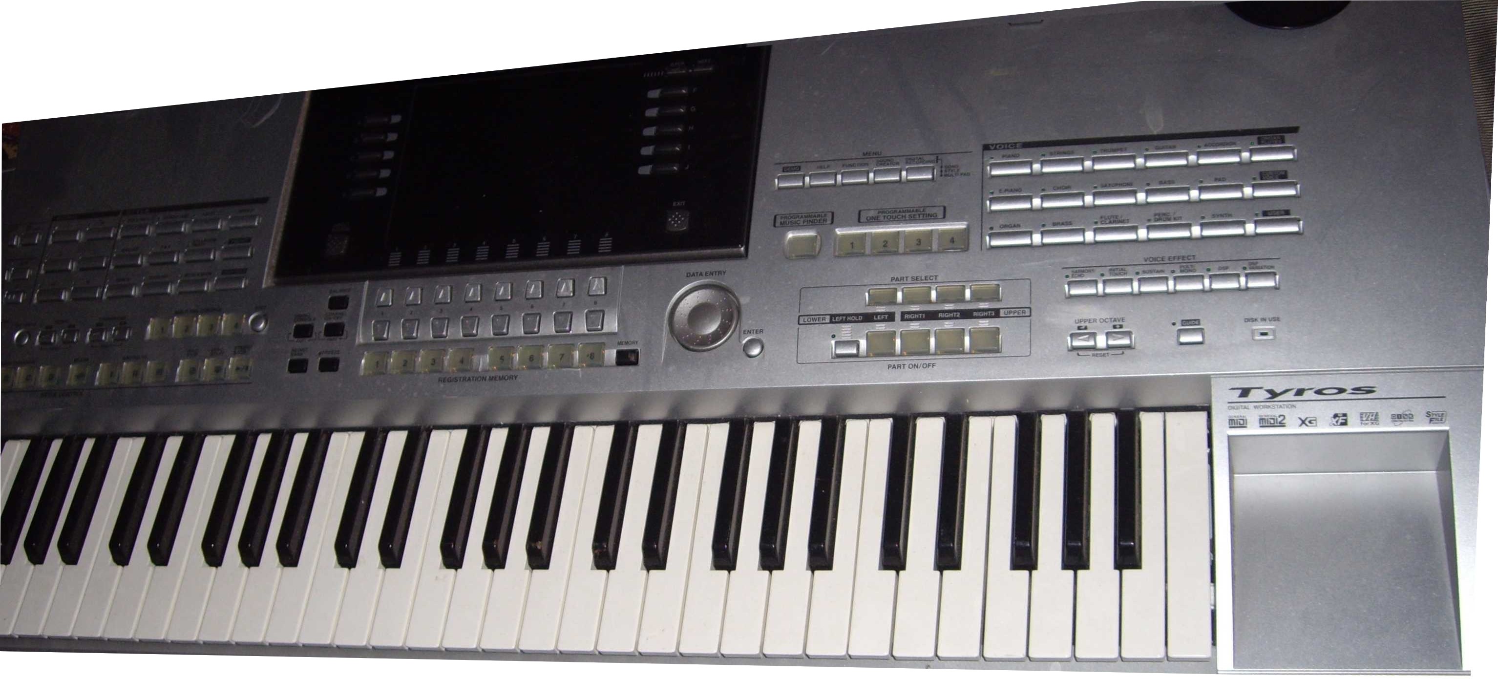audio plus styles yamaha tyros 5