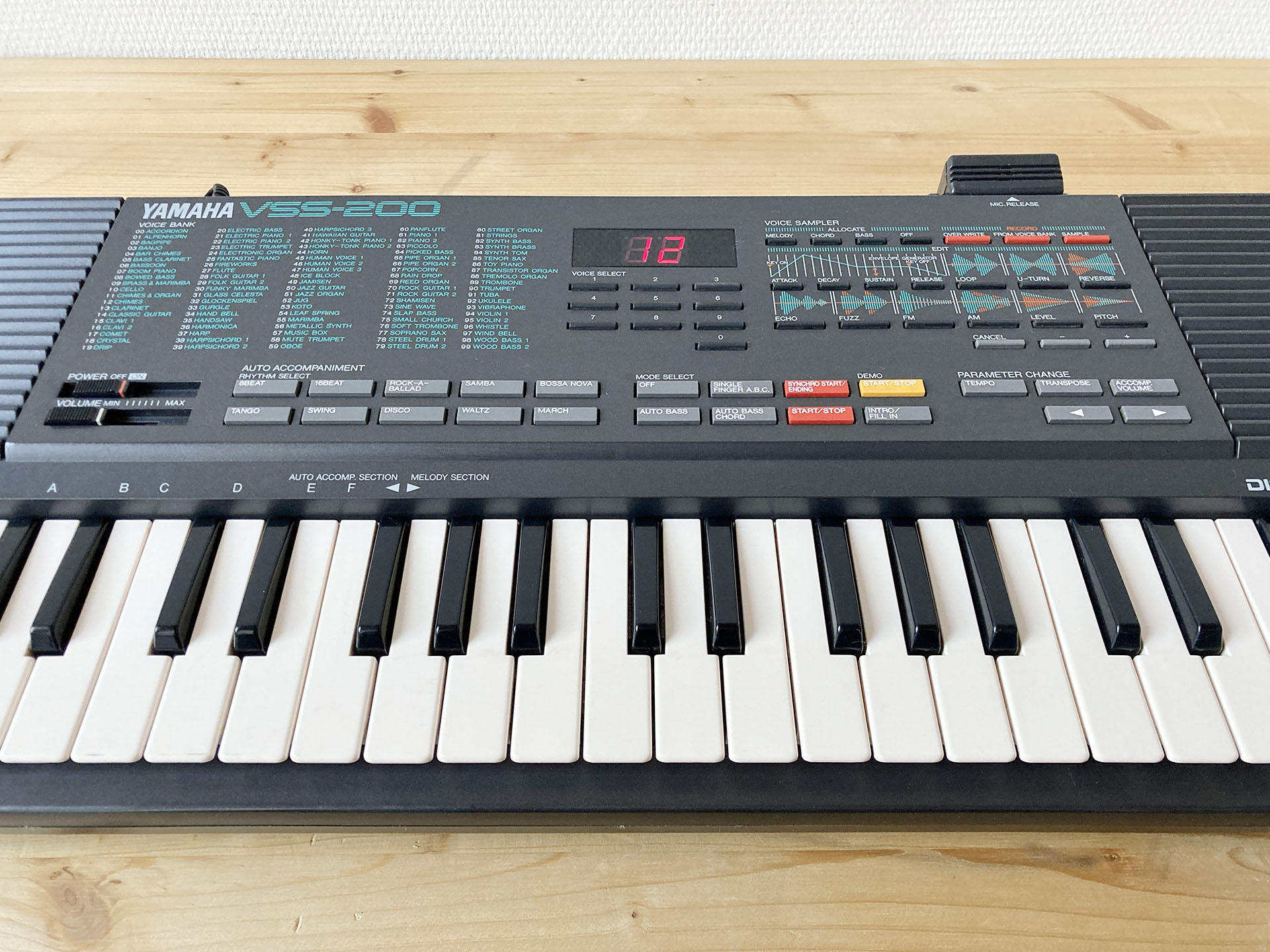 ボタニカルウエディング YAMAHA VSS-200 サンプラーキーボード