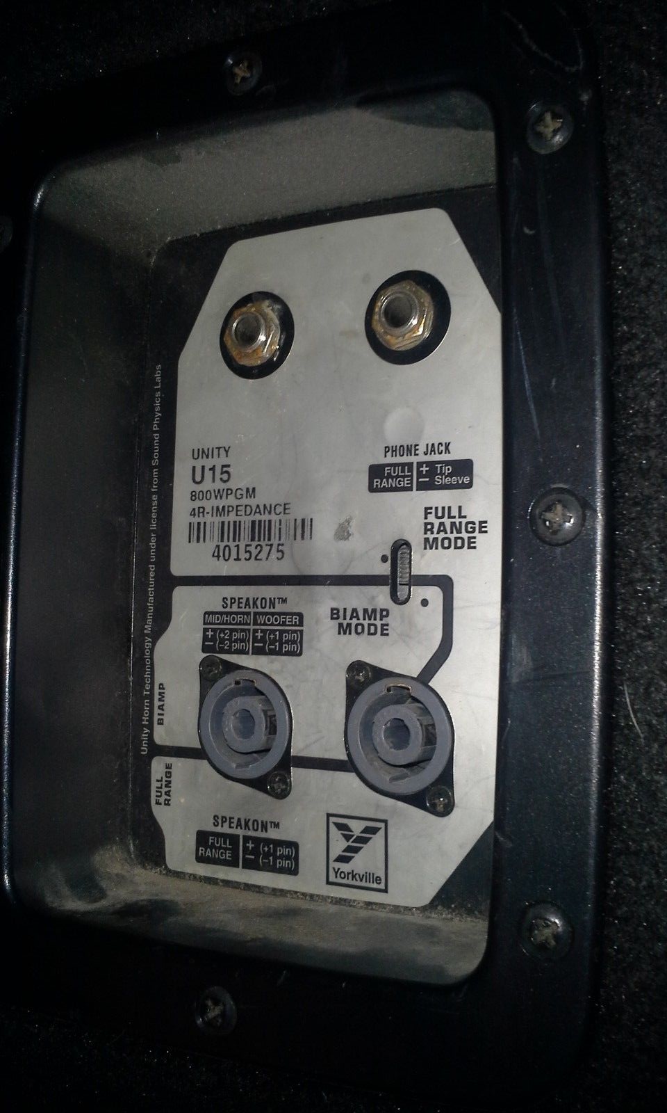 Photo Yorkville U15 Yorkville U15 (61099) (1356371) Audiofanzine