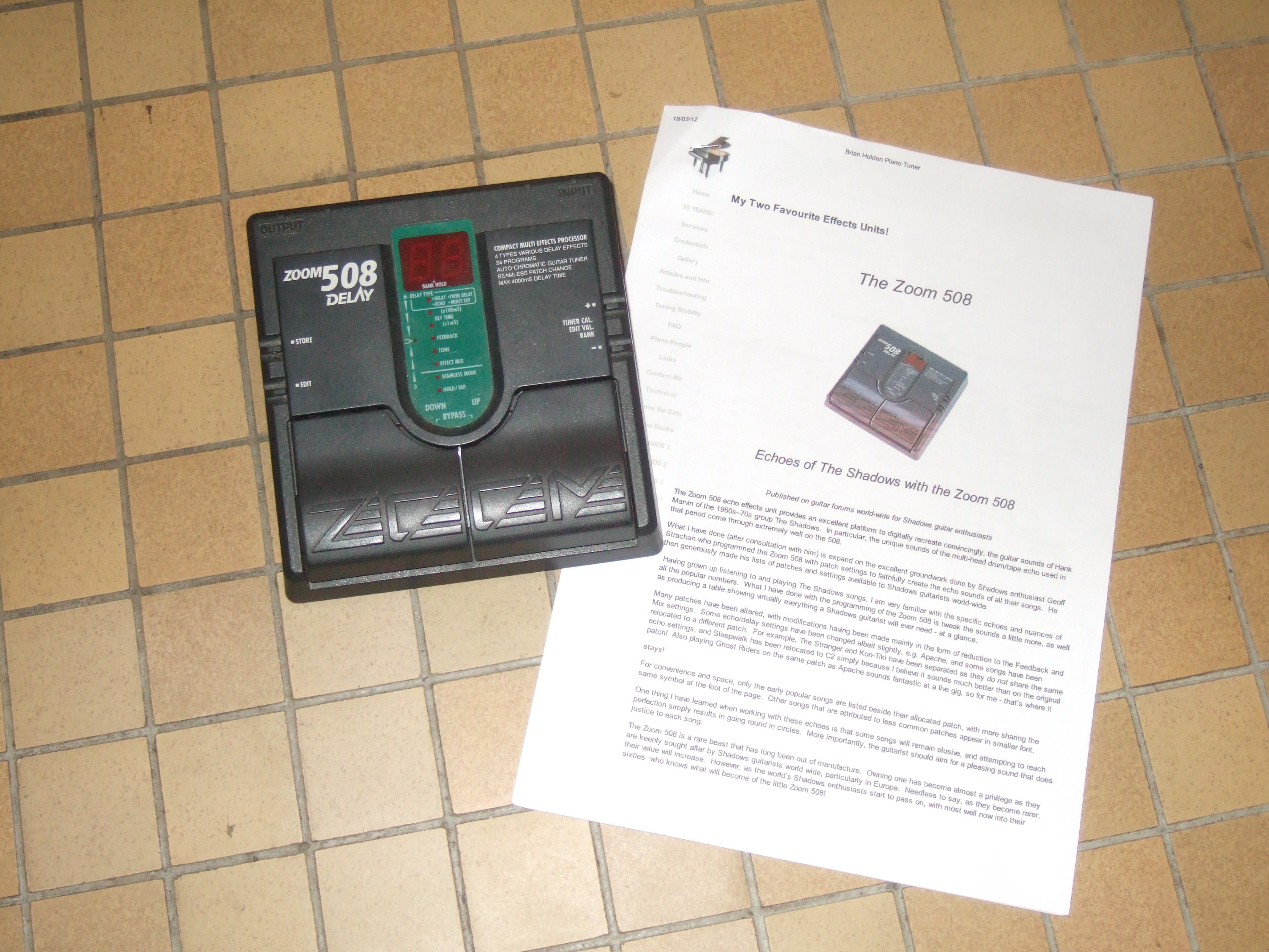 Photo Zoom 508 Delay Zoom 508 Delay (5077) (514558) Audiofanzine