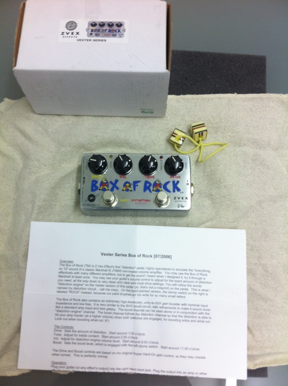 zvex Box of Rock Vexter SPI mod+markatdoo.si