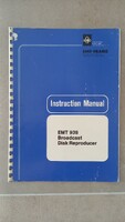 VENDS NOTICE TECHNIQUE TOURNE DISQUES EMT 938 - 100 €