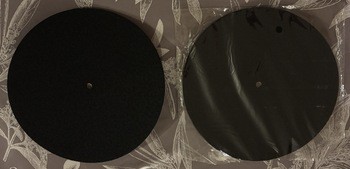 Lot de 2 feutrines 45 tours 7 pouces - 7 inch slipmat - Pour platine vinyle...