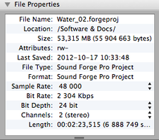 Sony Sound Forge Pro Mac 1.0