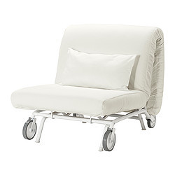 IKEA PS HÅVET Chauffeuse convertible blanc