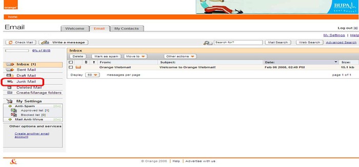 Dossier SPAM Wanadoo/Orange