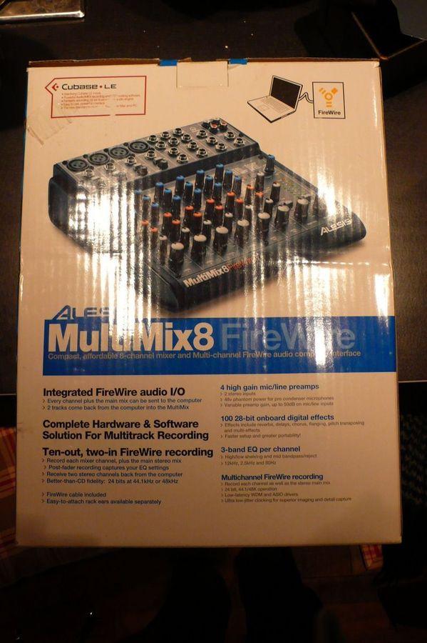 alesis multimix 8 firewire for live performance