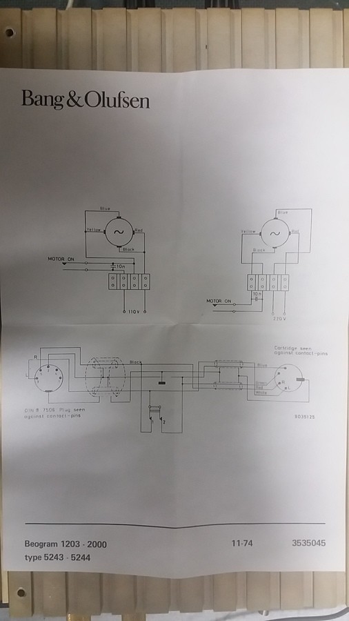 Bang & Olufsen BEOGRAM 1203 (64664)