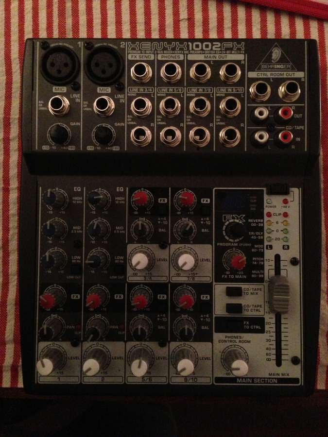 Behringer Xenyx 1002FX image (681834) Audiofanzine