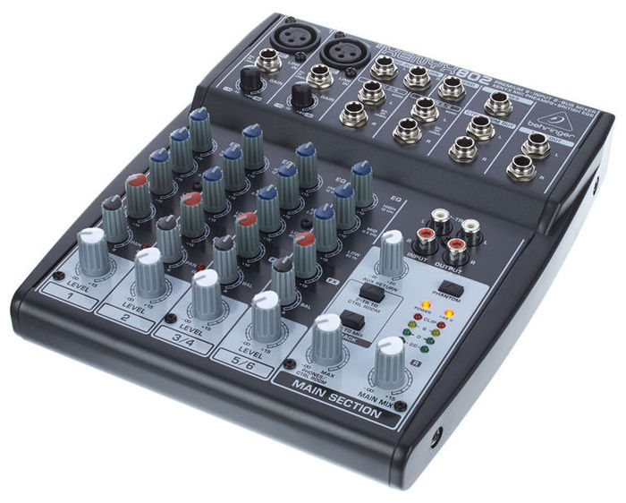 Behringer xenyx 802 как подключить к компьютеру