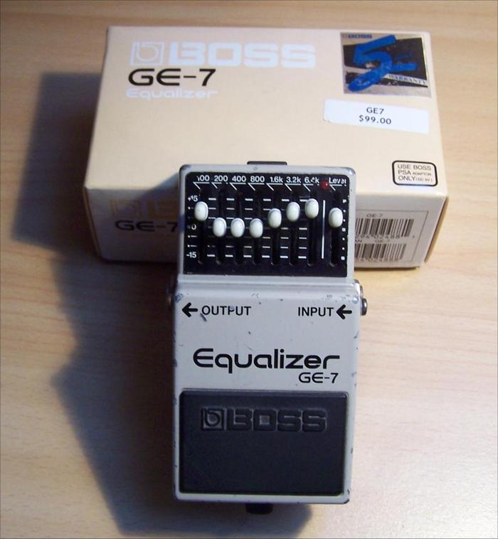 Photo Boss GE-7 Equalizer (Japan) : Boss GE-7 Equalizer (Japan) (74076) (#489227) - Audiofanzine