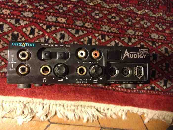 Sound Blaster Audigy Platinum eX Creative Labs - Audiofanzine