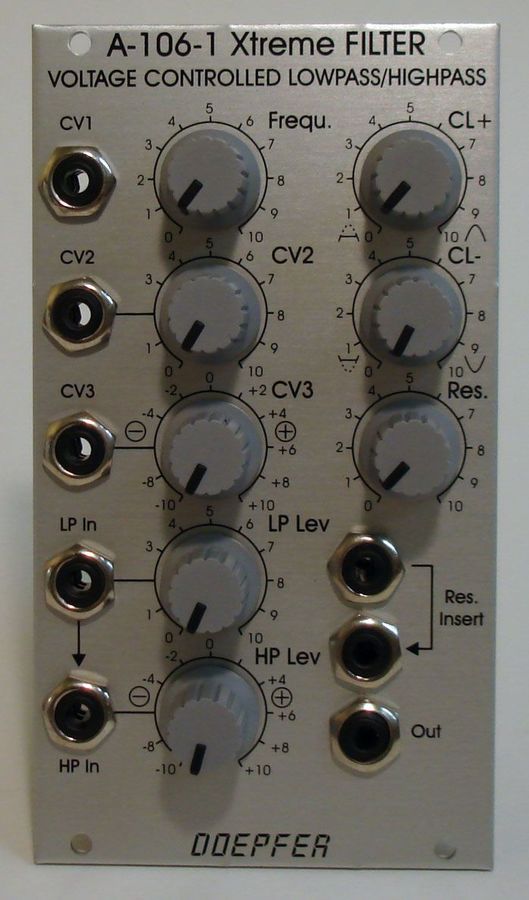 Doepfer A-106-1 Xtreme Lowpass/Highpass Filter (56702)