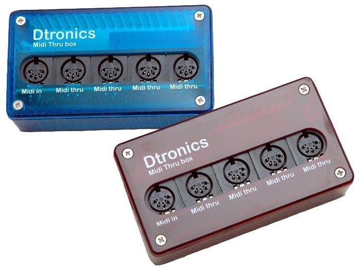 Photo Dtronics Midi Thru Box Midi Thru Box (604784) Audiofanzine