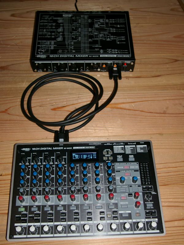 edirol m 16dx mixer