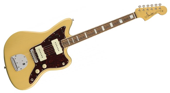 fender 60th anniversary jazzmaster vintage blonde front