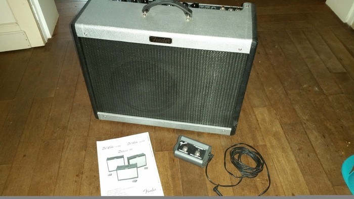 Fender Hot Rod Deluxe III - Silver/Black Two-Tone Limited Edition 2012 (91416)