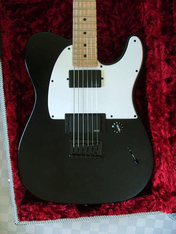 Photo Fender Jim Root Telecaster Fender Artist Series Jim Root Telecaster Black Maple