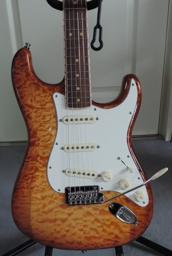 Fender Select Stratocaster Exotic Maple Quilt image (#1456897 ...