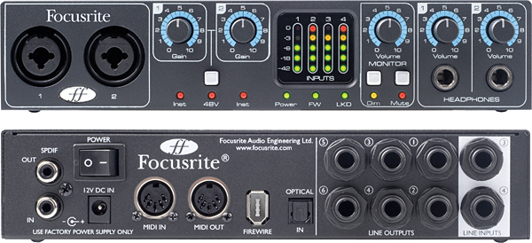 Схема focusrite saffire pro 24