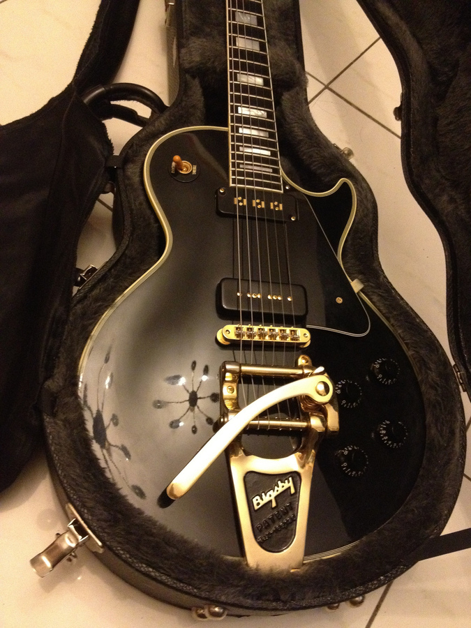 Gibson Les Paul Custom Black Beauty Bigsby Vos Vos Ebony Image Audiofanzine