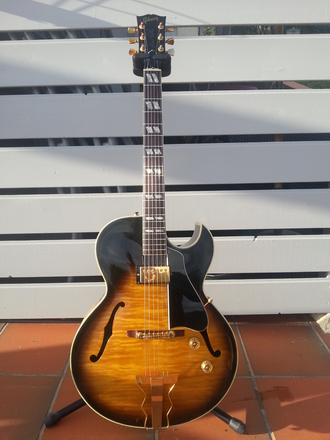Photo Gibson ES165 Herb Ellis Signature Vintage Sunburst Gibson ES