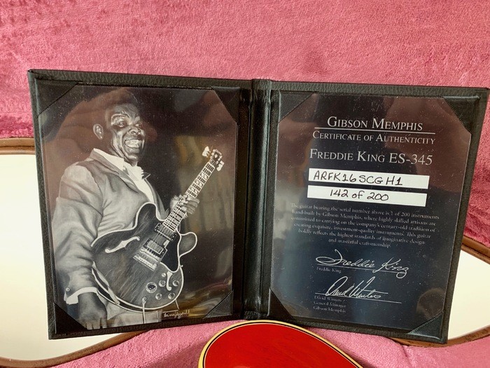 Freddie King 1960 ES-345 - Gibson Freddie King 1960 ES-345 - Audiofanzine