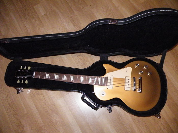 Photo Gibson Les Paul '60s Tribute Gold Top Dark Back Gibson Les