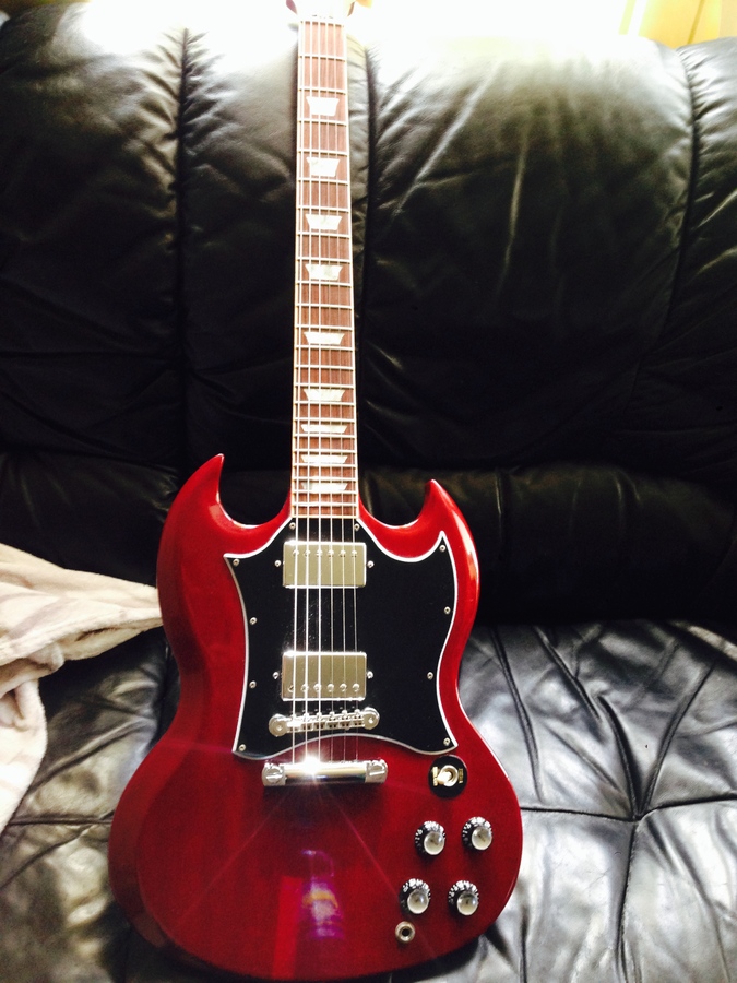 Gibson USA SG Standard Heritage Cherry+centrotecnicodirecthair.com.br