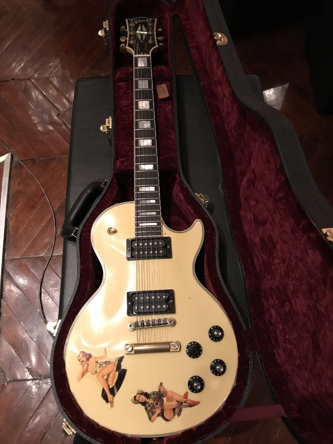 Gibson Steve Jones Les Paul Custom - Antique Yellow (43150)