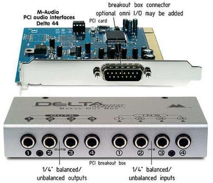 Звуковая карта m audio delta 44 обзор