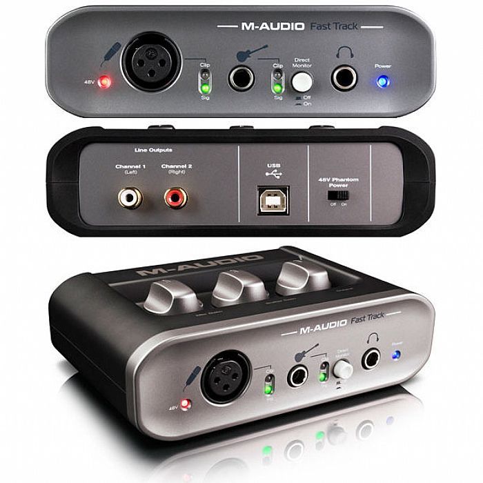 M audio fast track usb обзор