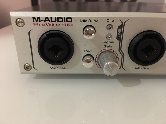 M audio firewire 410 подключение к компьютеру