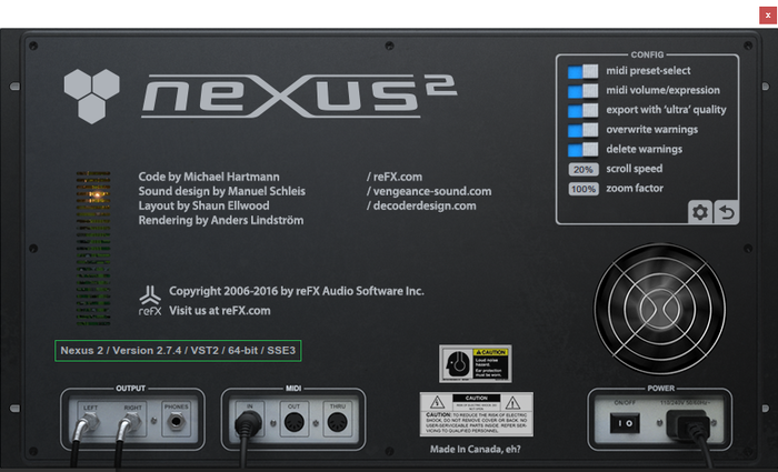 refx nexus 2.7