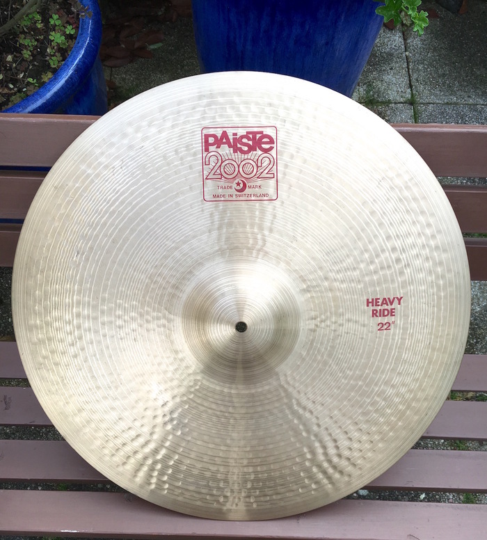 Paiste 2002 Heavy Ride 22" image (#1588784) - Audiofanzine