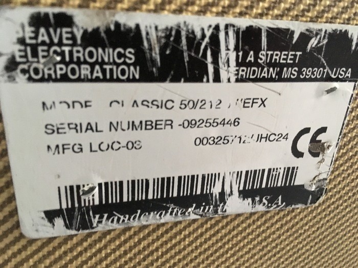 Peavey Classic 50/212 (Discontinued) (22311)