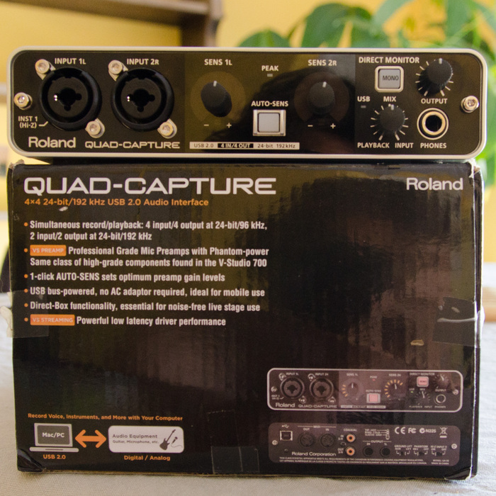 Внешняя звуковая карта roland quad capture
