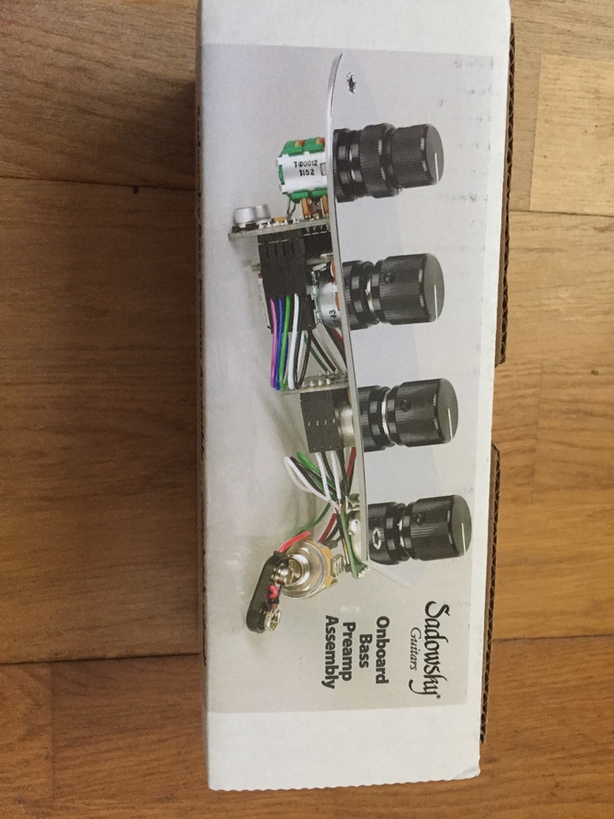 Sadowsky Onboard Preamp Assembly for Jazz Bass image (1580915