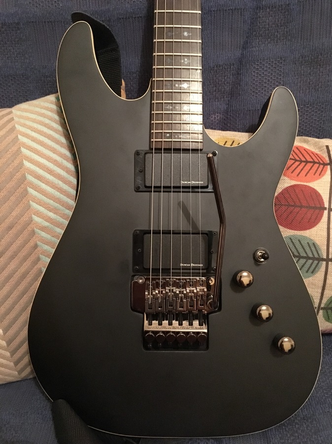 Photo Schecter Sunset Custom FR - Satin Black : Schecter Sunset Custom ...