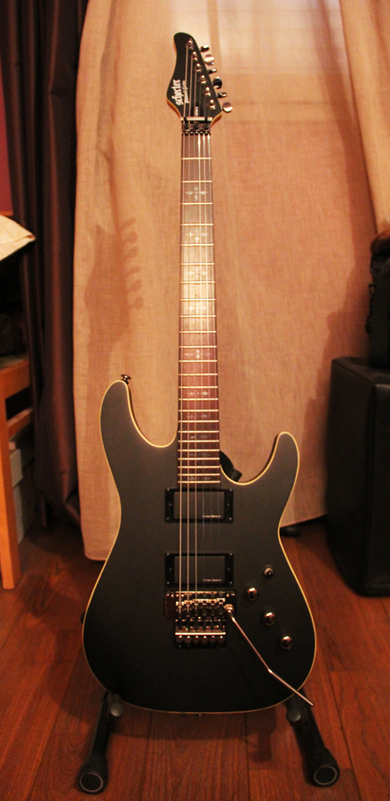 Photo Schecter Sunset Custom FR - Satin Black : Schecter Sunset Custom ...