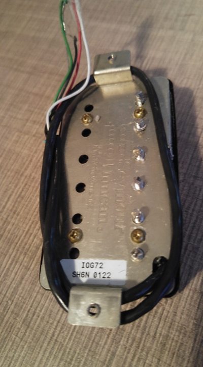Seymour Duncan SH-6N Duncan Distortion Neck - Nickel Cover (93901)