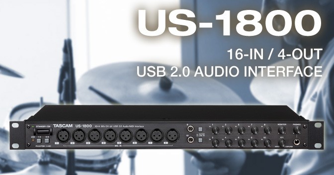 tascam us 1800 driver windows 10