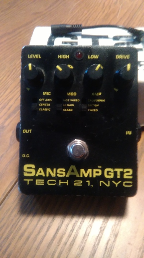 Photo Tech 21 SansAmp GT2 : IMAG0286 (#1775048) - Audiofanzine