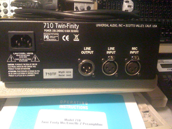 universal audio 710 twin finity
