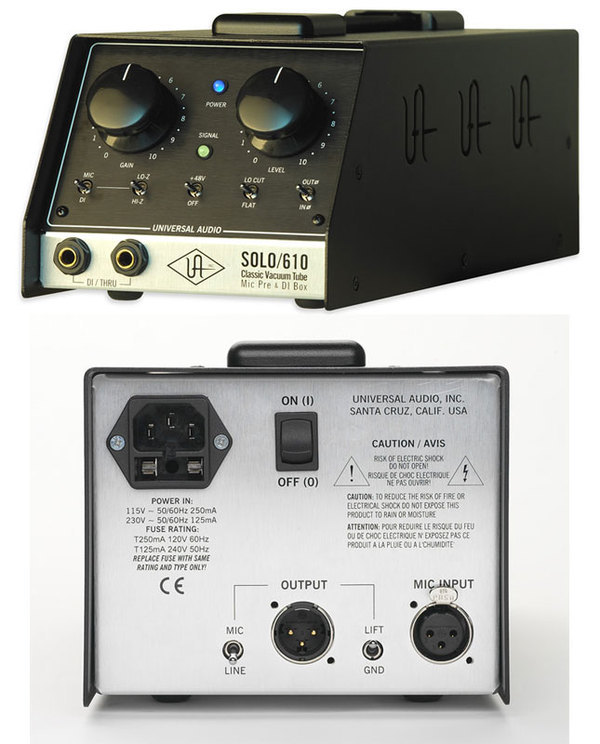 universal audio 610 solo 真空管マイクプリアンプ - レコーディング/PA機器