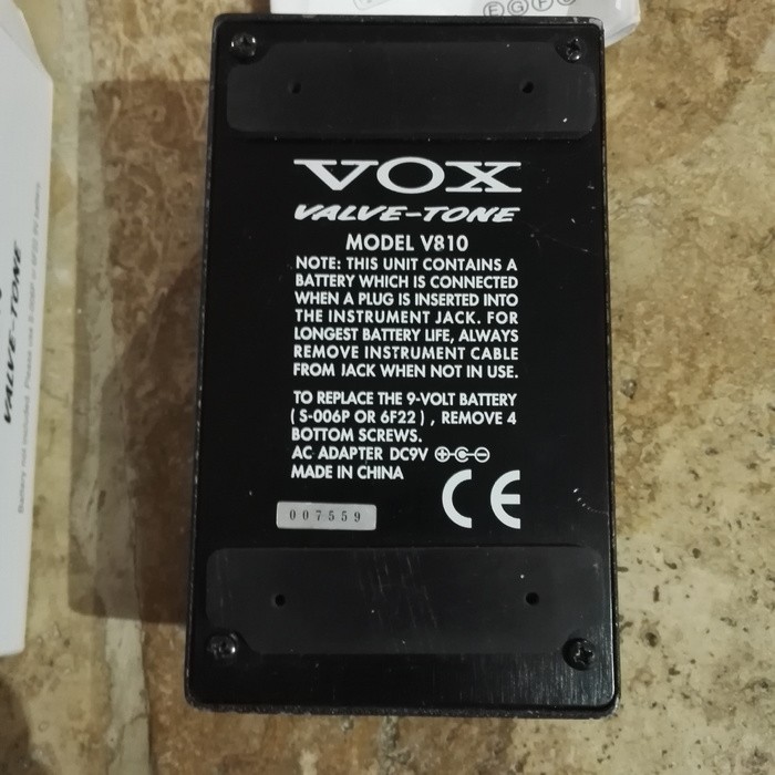 VOX ボックス （ＶＯＸ）/V810 VALVE TONE :20230110215128-00824:e