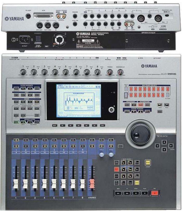 Yamaha AW2816 (2003?) professional audio workstation