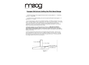 Minimoog OS Pitch Bend Range 