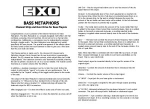 Bass Metaphors Manual