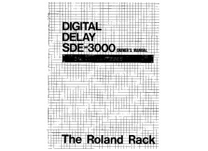 Manuel Roland SDE 3000.UK 
